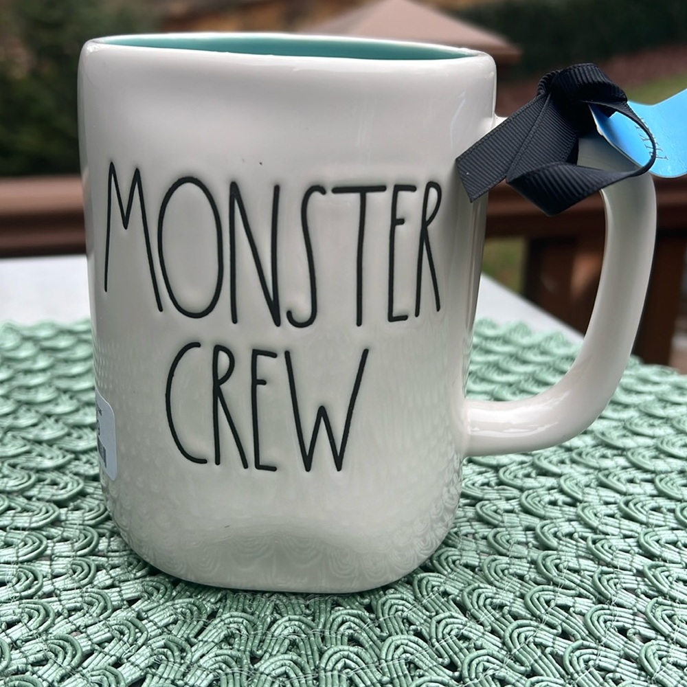 NWT Rae Dunn Disney Pixar MONSTERS INC coffee mug.